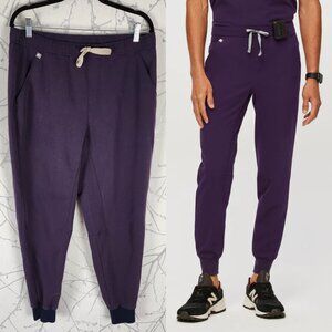 Figs Purple Mid Rise Tansen Jogger Scrub Pants